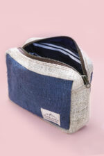 Himalayan Trooper Hemp Utility Pouch - Blue - Indian Hemp Store