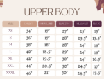 hemp shirt size chart for shirts