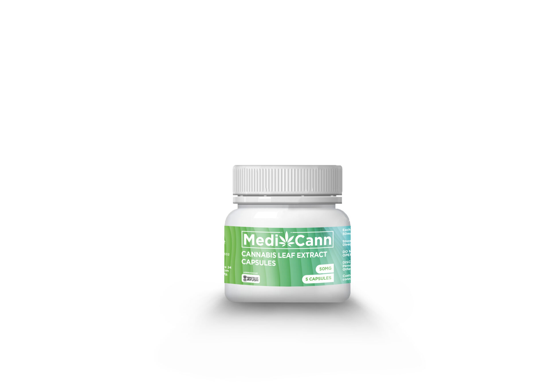 Medicann - Cannabis Leaf Extract Capsule- 50mg