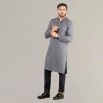 Hemploom Embracing Grey Kurta