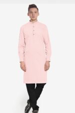 Hemploom Pink Desi Kurta front