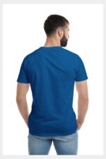 Hemploom Round Neck T-Shirt BLUE - BACK