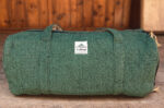 Trendy hemp travel bag green