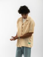 Cannabie-OG-Patchwork-Cuban-Collar-Hemp-Shirt