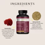 Cannazo India AstaZen Softgels – Continuity Hemp Seed Oil + Astaxanthin | Advanced Antioxidant & Omega Supplement - Image 6