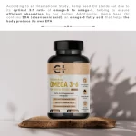 Cannazo India Hemp Seed Oil Softgels 500mg – Omega 3, 6 & 9 + Amino Acids | Plant-Based Fish Oil Alternative for Heart, Brain & Skin Health - Image 7