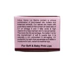 INDUS HEMP LIP BALM | BEETROOT & ROSE | SPF 15 | FOR SOFT & BABY PINK LIPS - Image 4