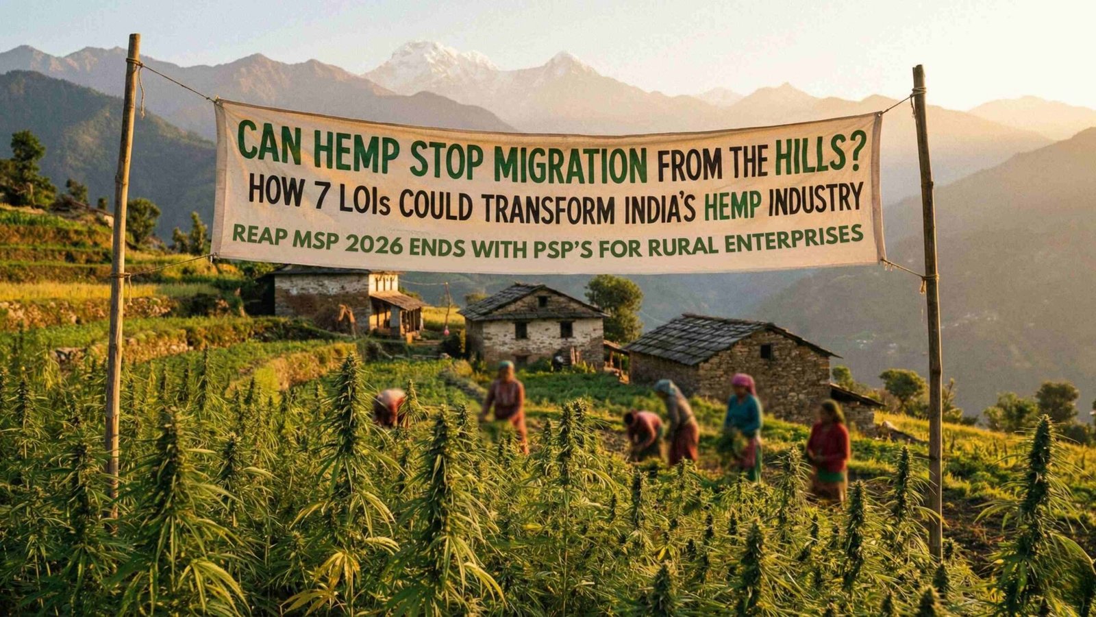 Can Hemp Stop Migration from the Hills How 7 LOIs Could Transform India’s Hemp Industry